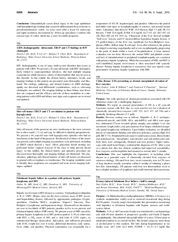 (PDF) Celiac disease (CD) presenting as chronic unexplained elevation