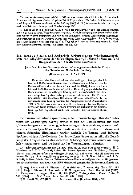 (PDF) Schwingungsspektren von Alkylderivaten der Schwefligen Säure, III