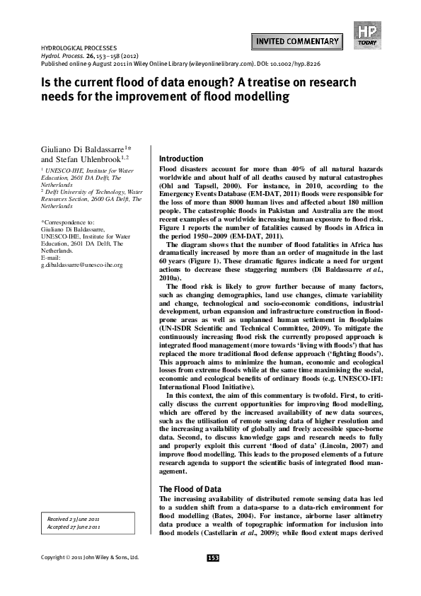 Project on flood pdf picture