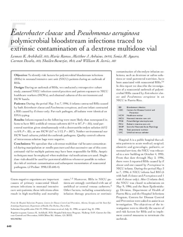 Enterobacter aerogenes biochemical picture