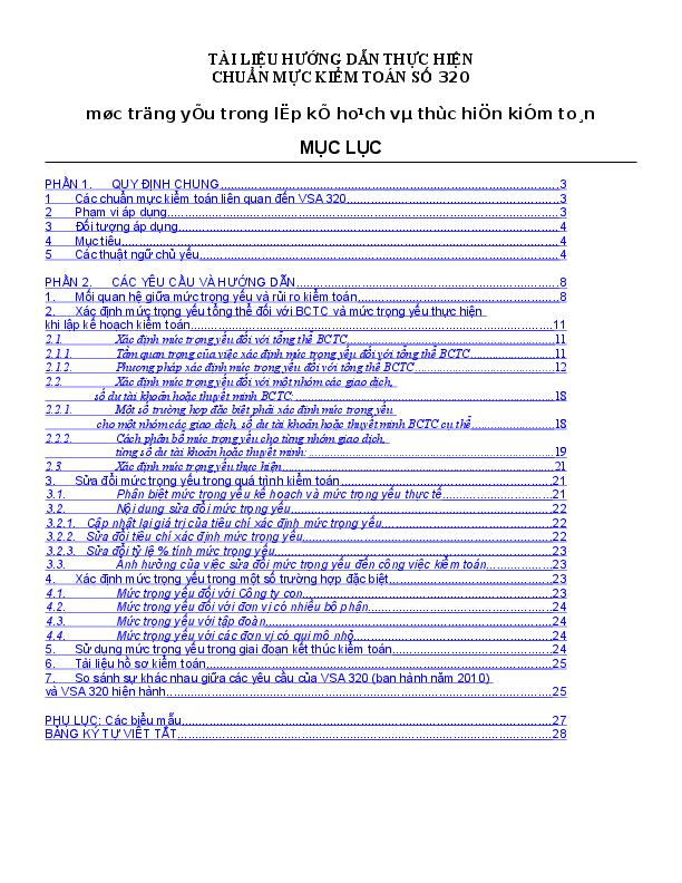 First page of “TAI LIỆU HƯỚNG DẪN THỰC HIỆN”