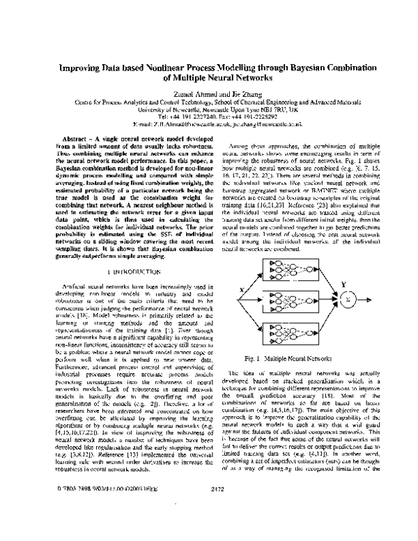 (PDF) A comparison of different methods for combining multiple neural ...
