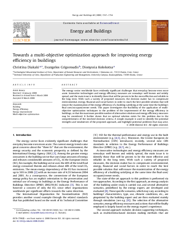 (PDF) Towards a multi-objective optimization approach for improving ...