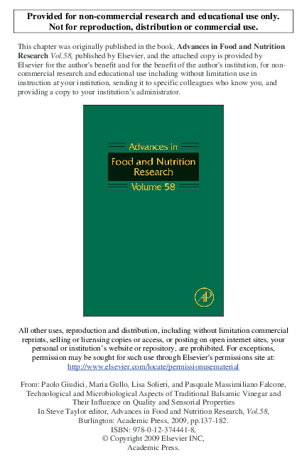 Advances in Food and Nutrition Research: 58