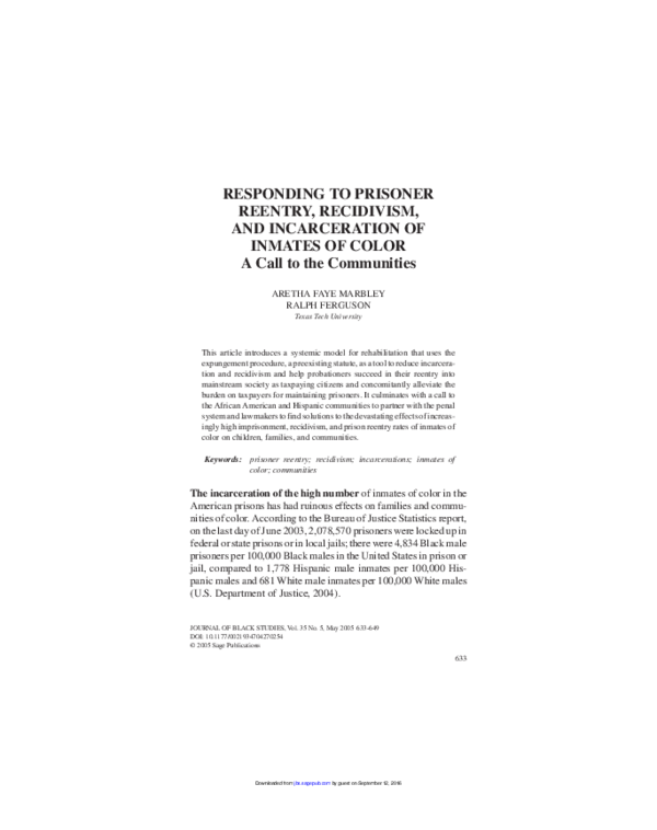 Recidivism thesis statement image