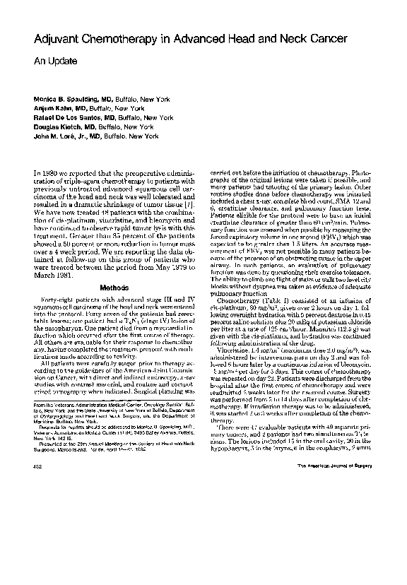 (PDF) Adjuvant therapies in head and neck cancer treatment and sedative ...