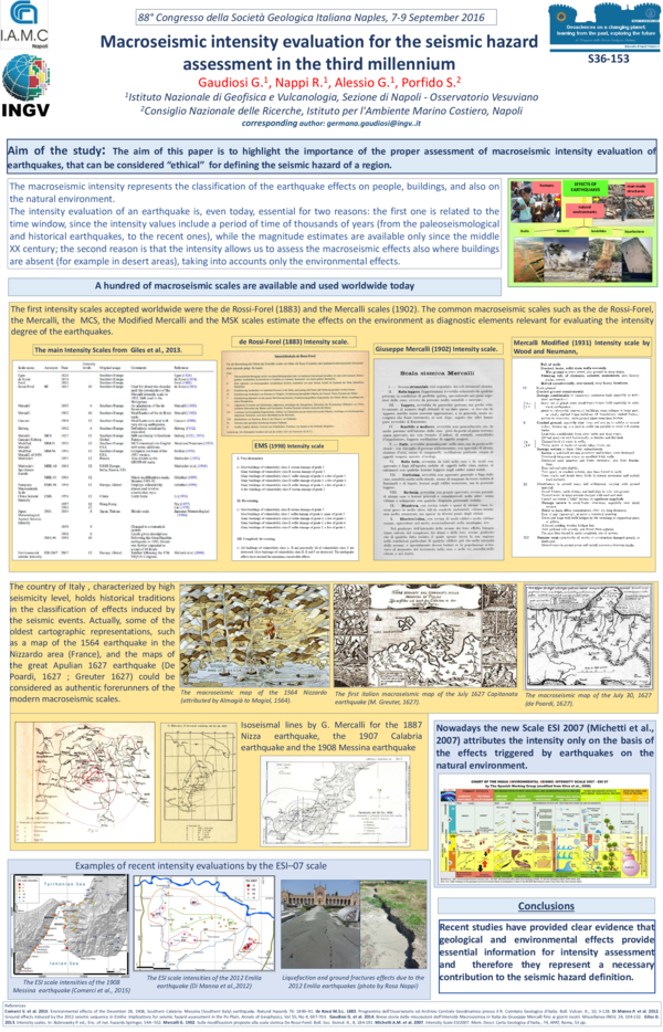 (PDF) Macroseismic intensity evaluation for the seismic hazard ...