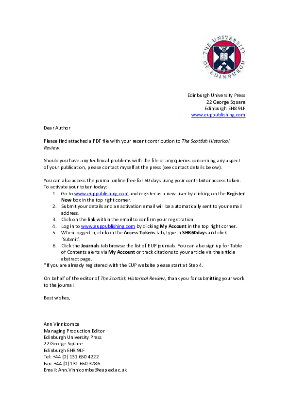 ‘Our friend in the north: the origins, evolution and appeal of the cult of St Duthac of Tain in late medieval Scotland’,
