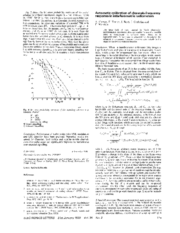 (PDF) Automatic calibration of channels frequency response in ...