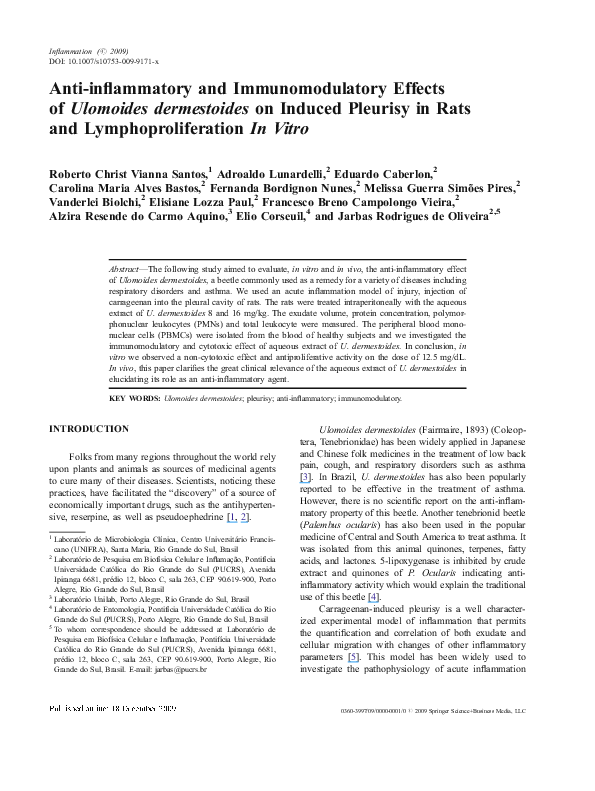 (PDF) Anti-inflammatory and immunomodulatory effects of RDV-8 [C 18 H ...
