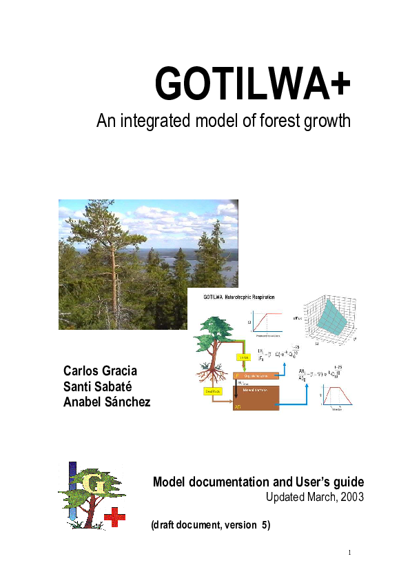 (PDF) GOTILWA+ An integrated model of forest growth