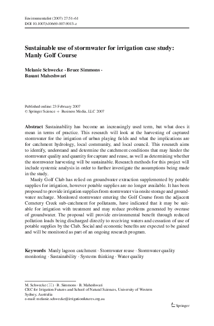 Spray irrigation image