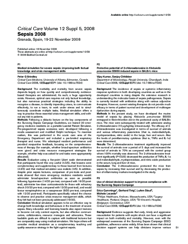 (PDF) Compliance with vasopressor use of early goaldirected therapy is