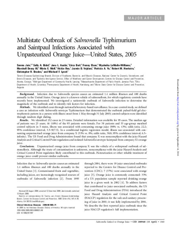 Bird salmonella outbreak 2021 picture