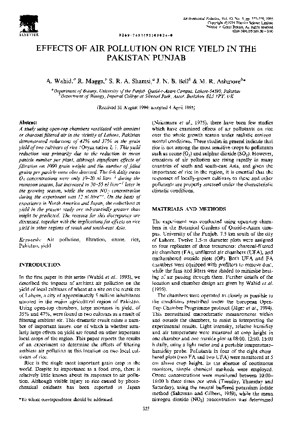 Pollution in karachi essay 120 words image