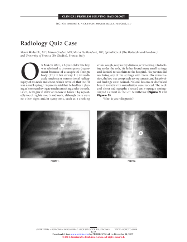 (PDF) Radiology Quiz Case Lorena Villarreal Academia.edu