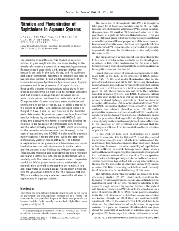 Nitration of naphthalene essay 07 image