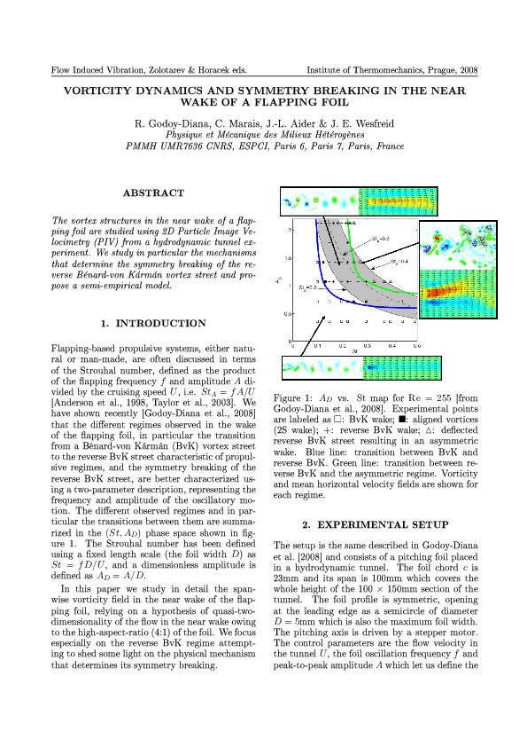 (PDF) Vorticity dynamic and symmetry breaking in the near wake of a ...