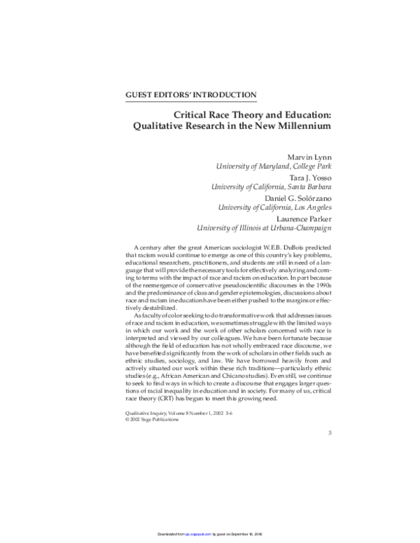 Critical race theory curriculum outline picture