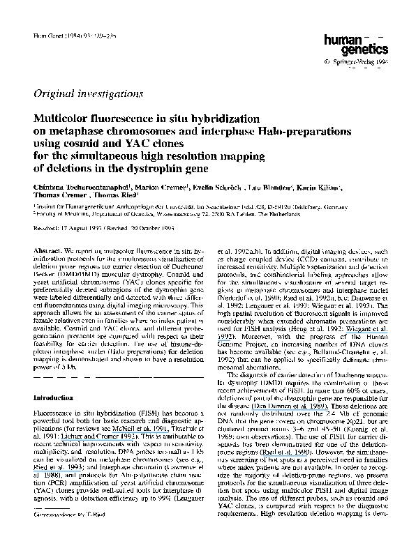 Diseases related to chromosome abnormalities image