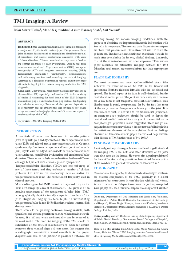 Tmj information in spanish image