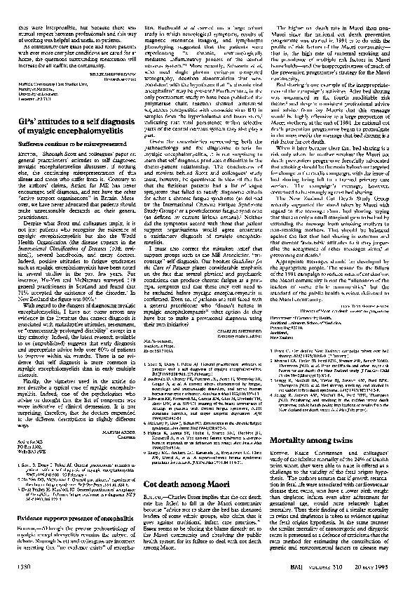 (PDF) Cot death among Maori David TipeneLeach Academia.edu