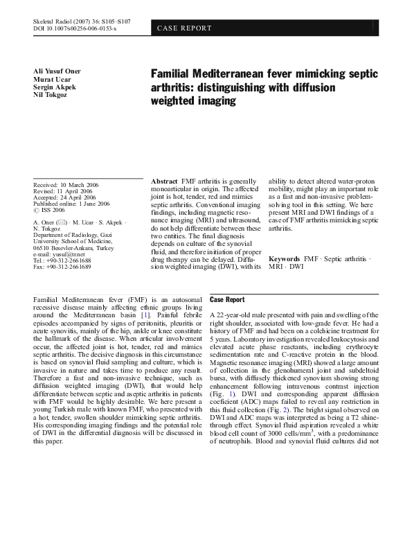 Pediatric septic arthritis picture