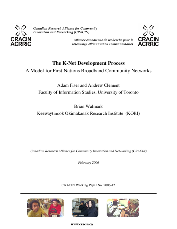 (PDF) The K-Net development process: A model for First Nations ...