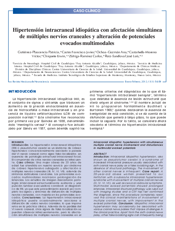 Punción lumbar para la hipertensión intracraneal idiopática