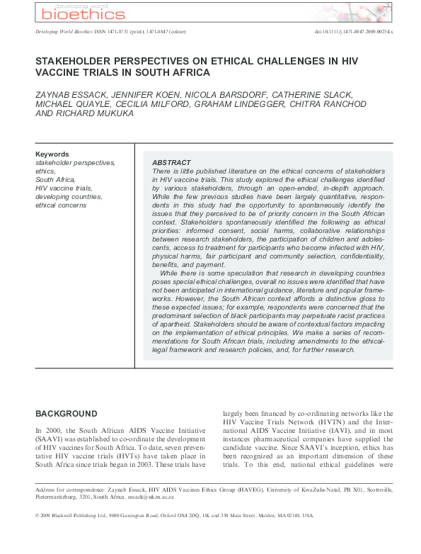 Hiv vaccine essay image