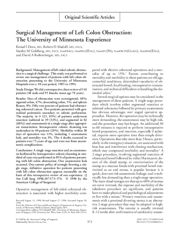 How long can you live with a bowel obstruction picture