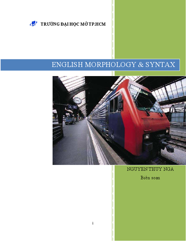 Pdf English Morphology Syntax Pdf English Morphology Syntax