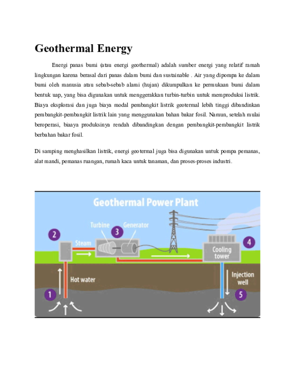 (DOC) Geothermal Energy