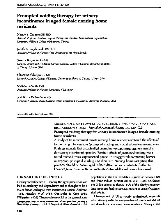 Urinary incontinence essay 07 image