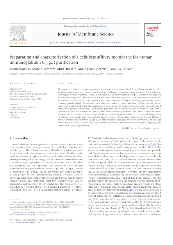 (PDF) Preparation and characterization of cellulose nanowhiskers from ...