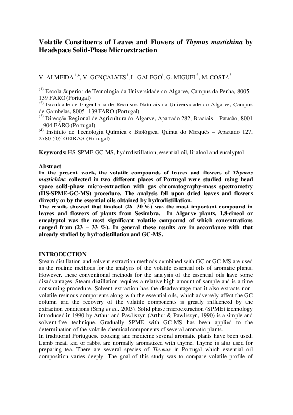 (PDF) Volatile constituents of the leaves and flowers ofHypericum ...
