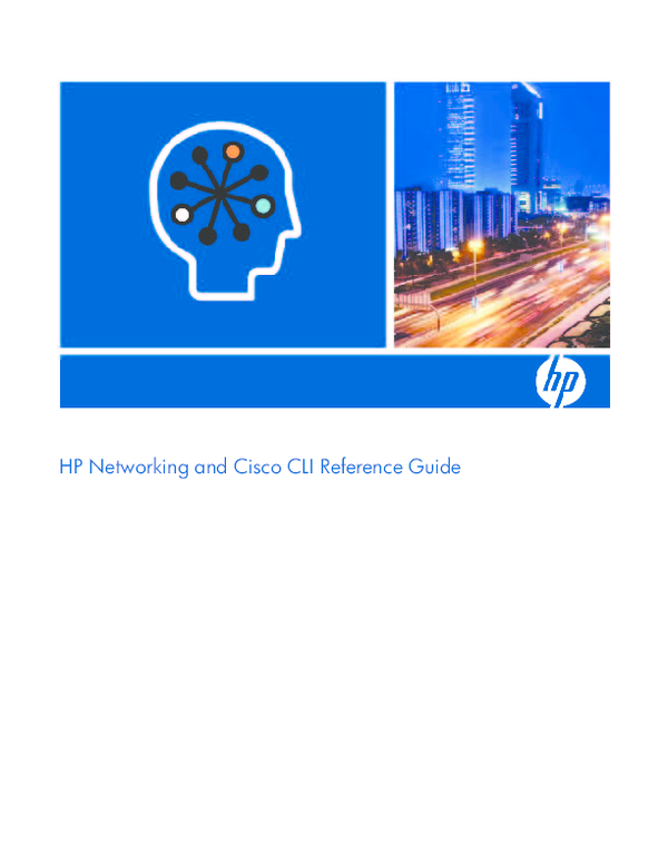 (PDF) HP Networking and Cisco CLI Reference Guide