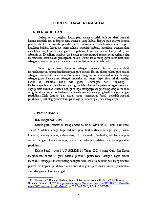 Doc Guru Sebagai Penasihat Ernayanti Lubis Academia Edu