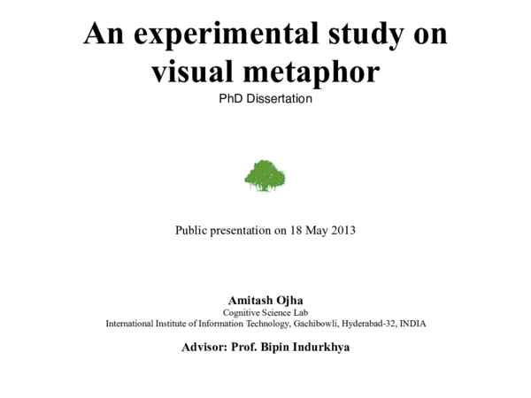 (PDF) An experimental study on visual metaphor-public presentation