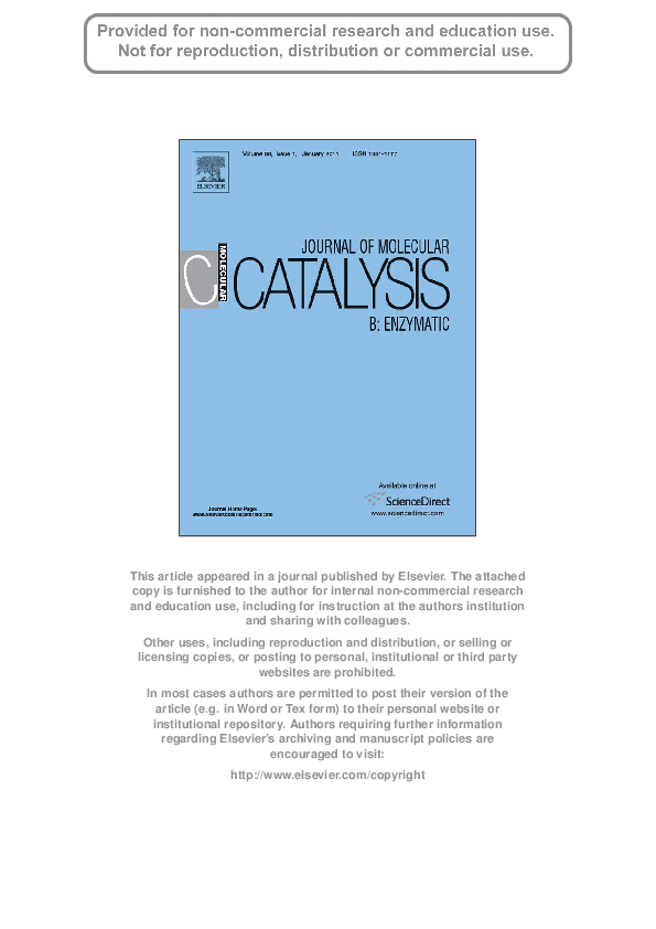 (PDF) Baker's yeast catalyzed synthesis of 1,4benzothiazines
