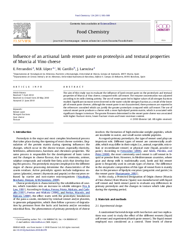 (PDF) Rennet and Alternative: A Review | MANTECH PUBLICATIONS ...