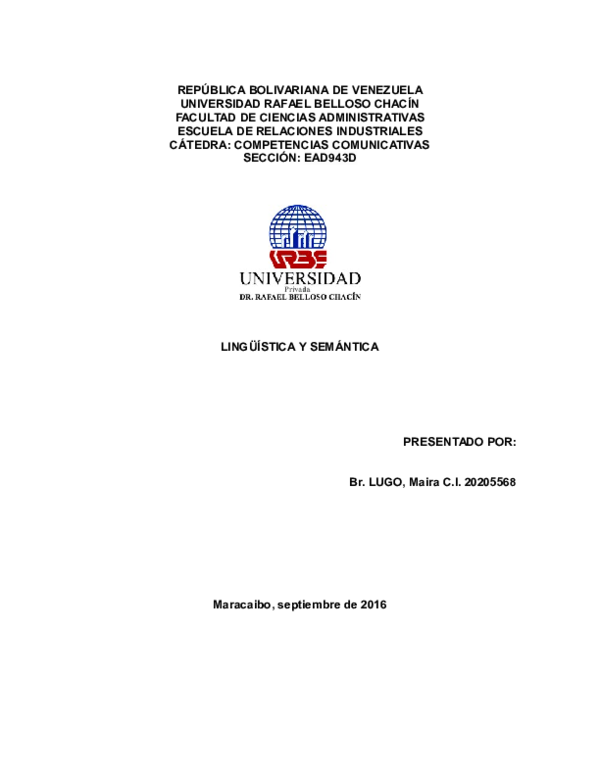 (DOC) REPÚBLICA BOLIVARIANA DE VENEZUELA UNIVERSIDAD RAFAEL BELLOSO ...