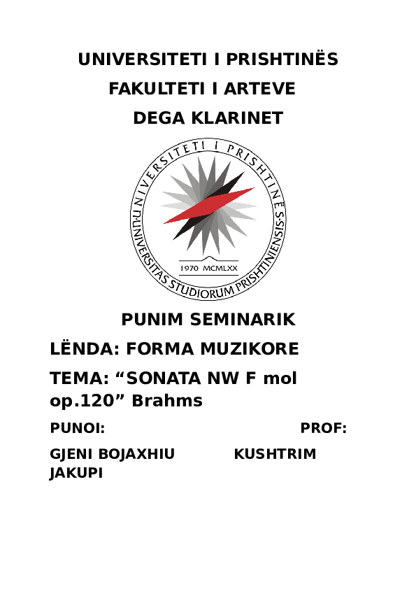 (DOC) UNIVERSITETI I PRISHTINËS gjeni bjoaxhiu
