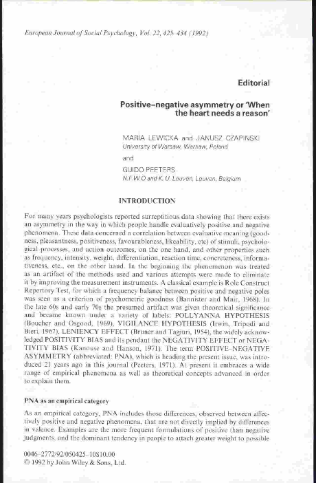 (PDF) Positive-negative asymmetry or ‘When the heart needs a reason