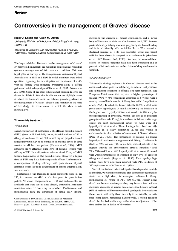Management of graves disease image