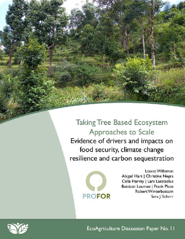 (PDF) Taking Treebased Ecosystem Approaches to Scale Evidence of