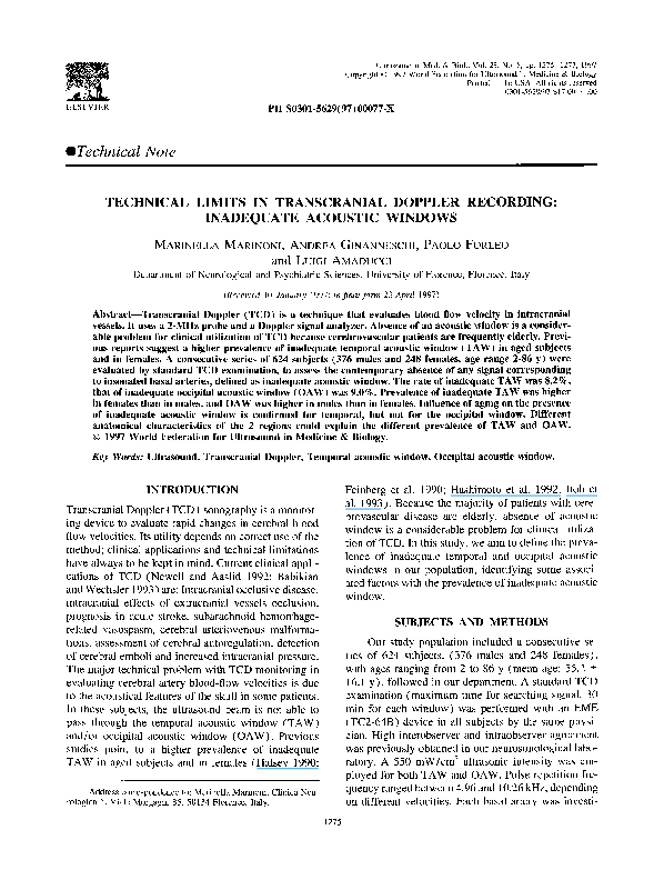 transcranial doppler pdf