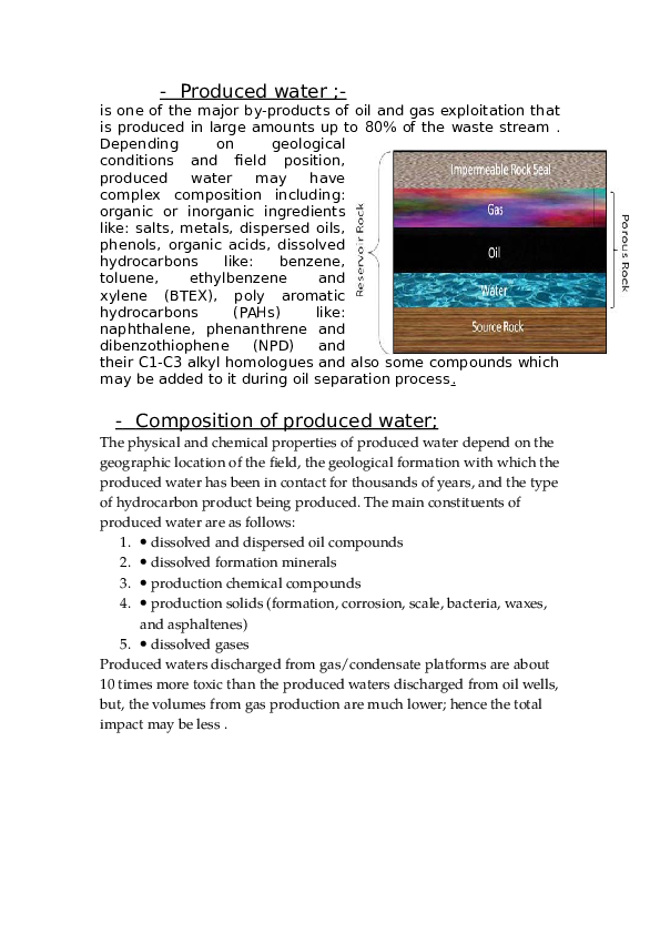 (DOC) Composition of produced water Maryam Nasser Academia.edu