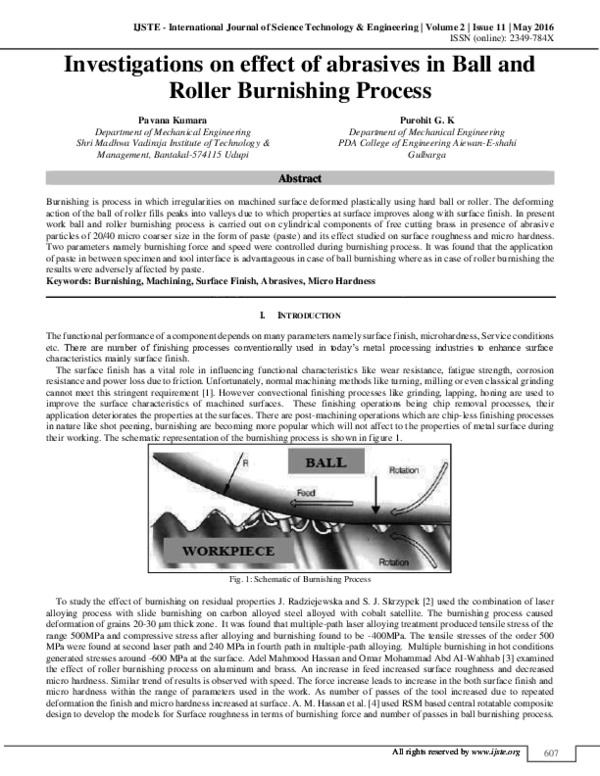 (PDF) Investigations on effect of abrasives in Ball and Roller ...