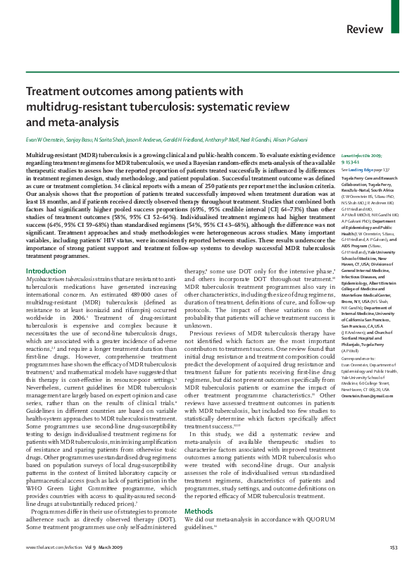 (PDF) Treatment among patients with multidrugresistant